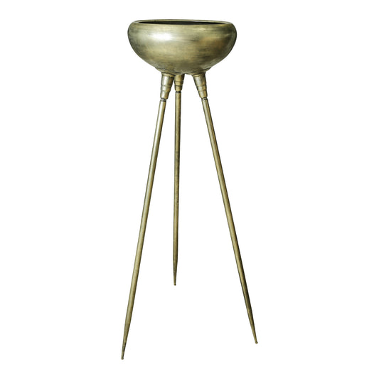 Genesis Brass Metal Planter 3 Feet Round High L