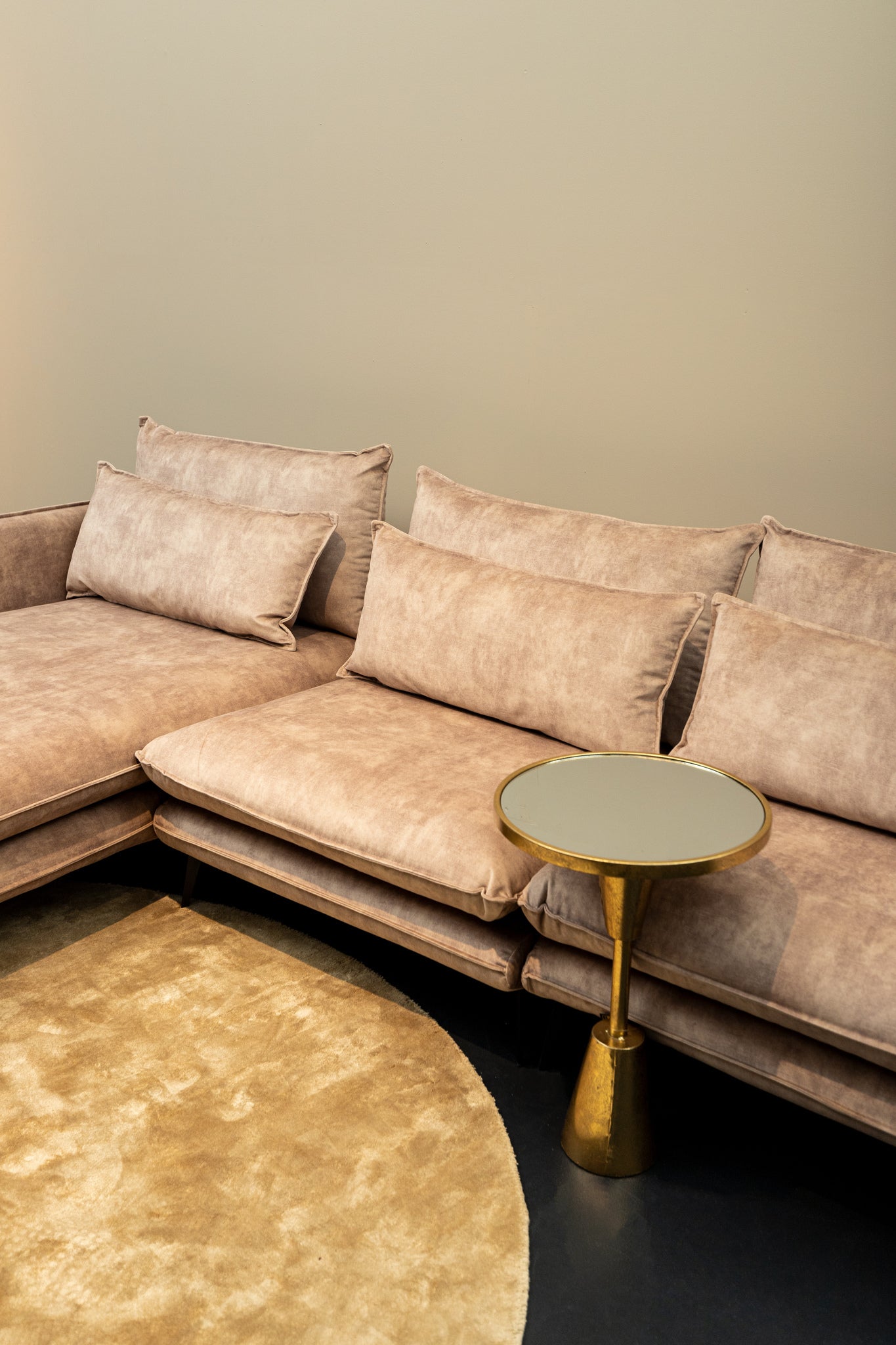 Flow Sofa Corner Adroa Gold KD