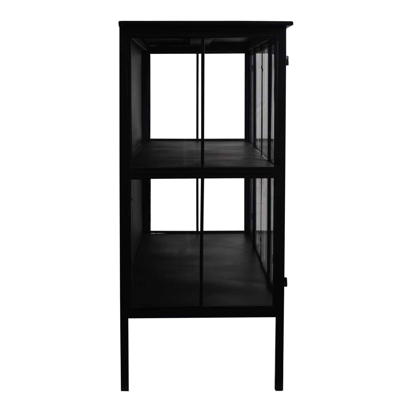 Cave Black Iron Cabinet Low