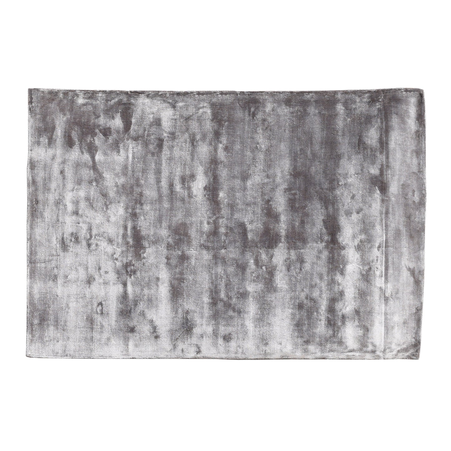 Flavia Grey Viscose Handwoven Carpet S