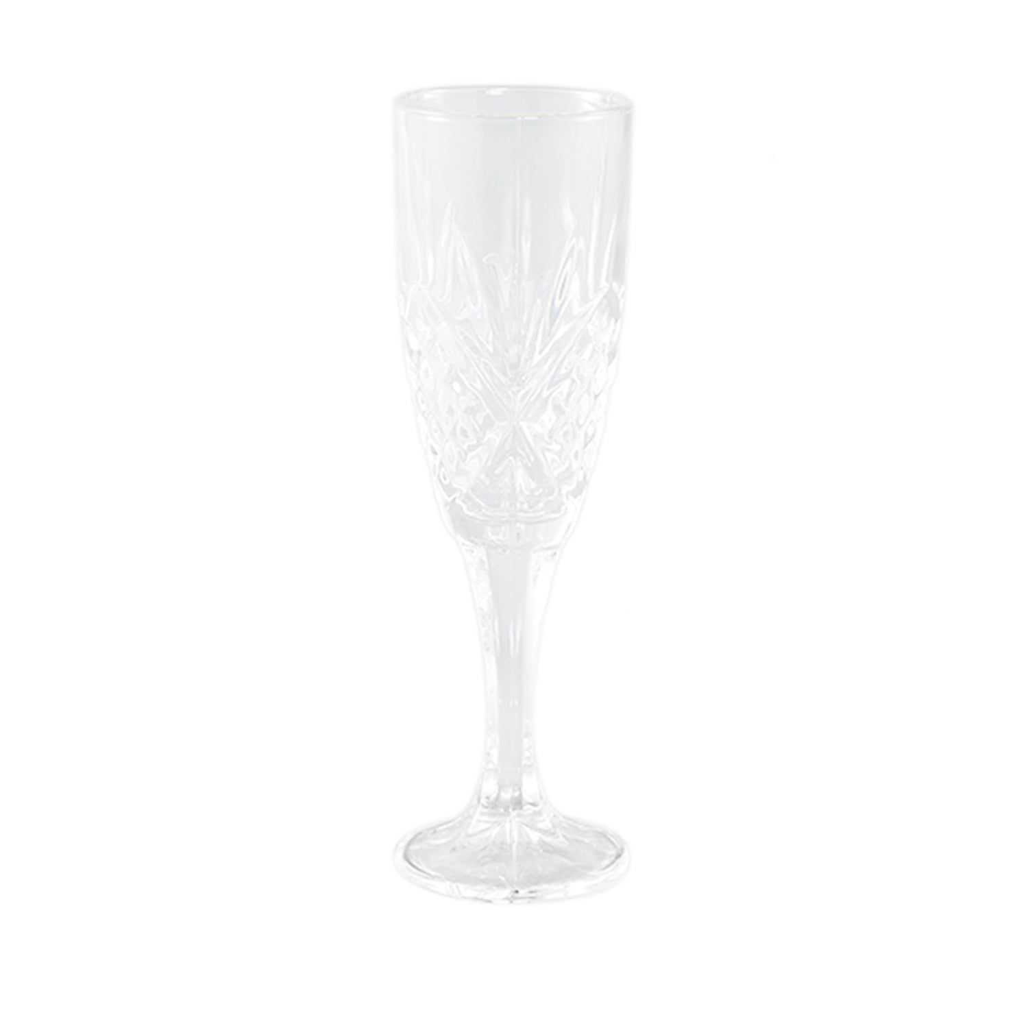 Glass Crystal Champagneglas Set van 6 Stuks - 6 Sets 21.5x6.5x6.5 cm