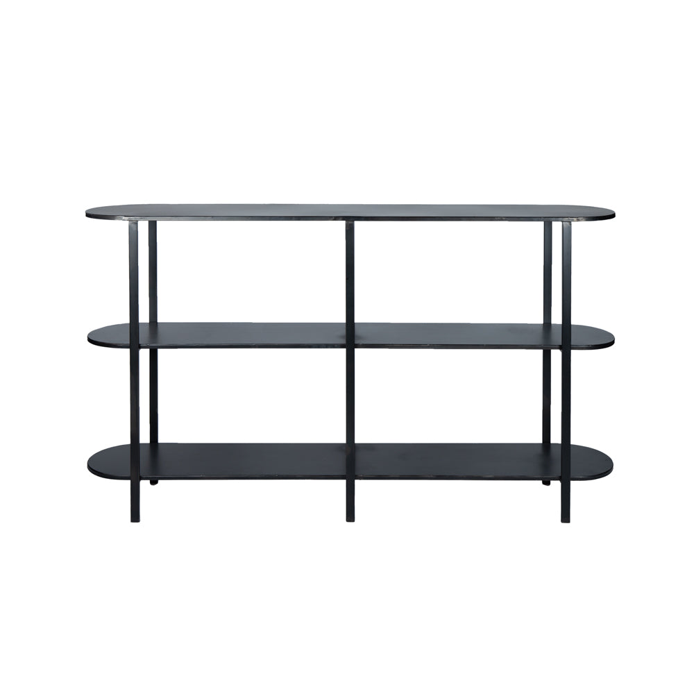 Sophisticated Metal Black Sidetable