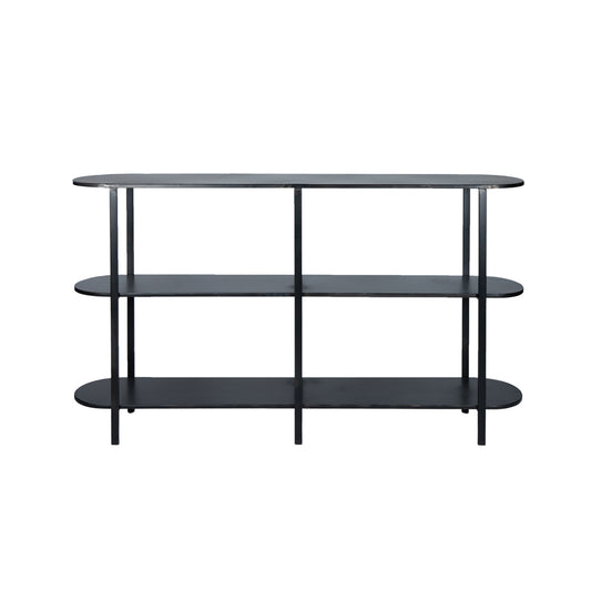 Sophisticated Metal Black Sidetable