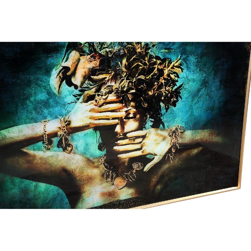 Melani Glass Art Wandafbeelding Embrace Nature Breed 80x120x3.5 cm