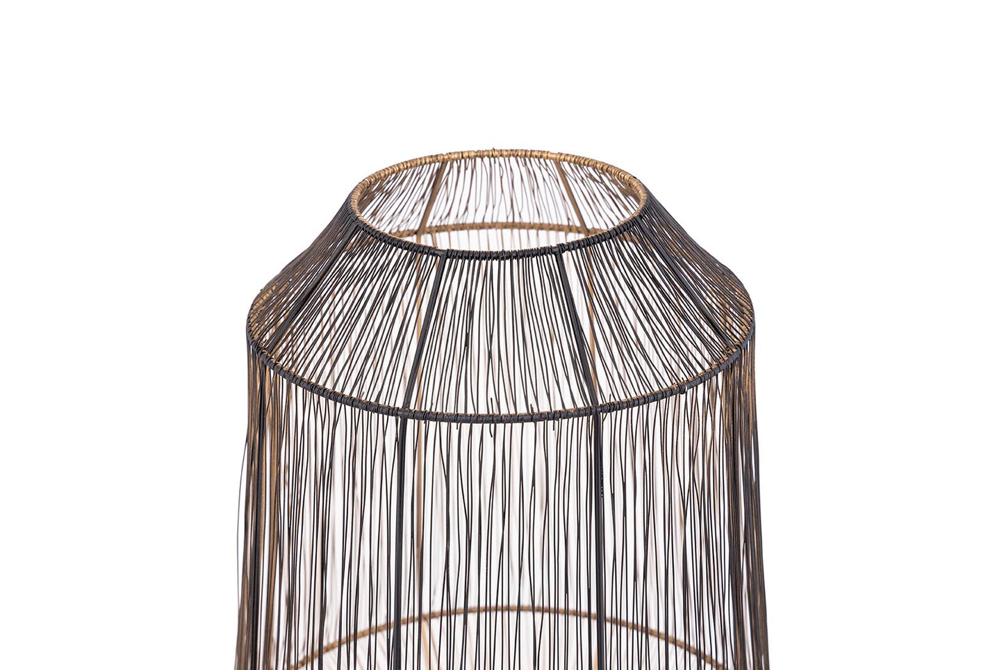 Justy Black Iron Wired Stormlight Gold Inside Roun