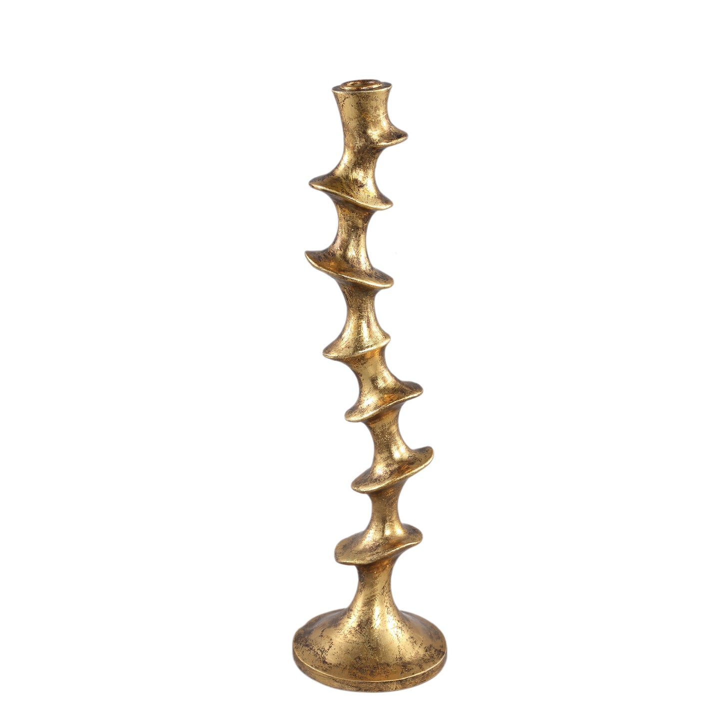 Movy Gold Kandelaar L – Set van 2 Stuks - 2 Sets 45x11x11 cm