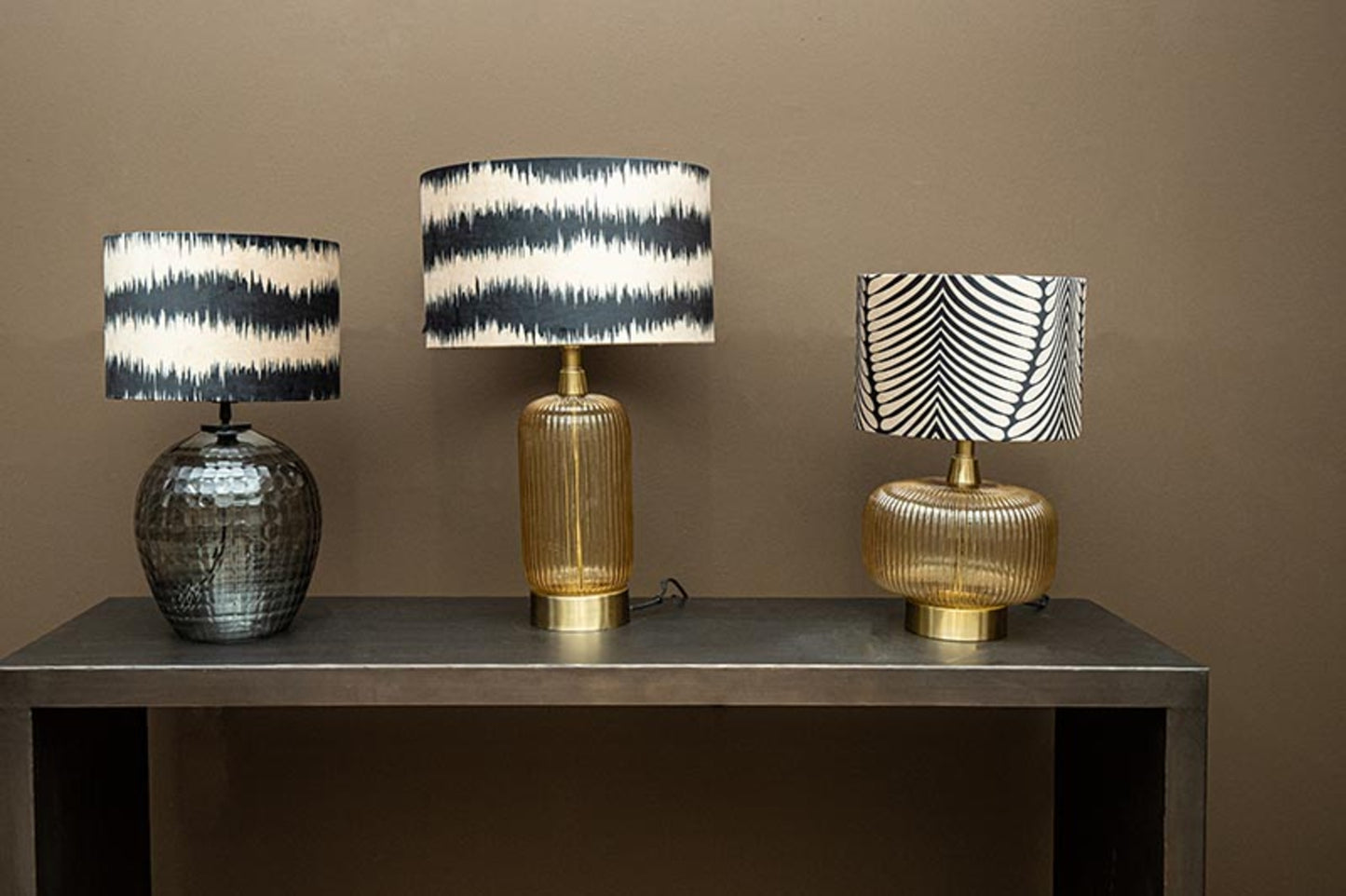 Juliet Amber Glass Lampbase Long