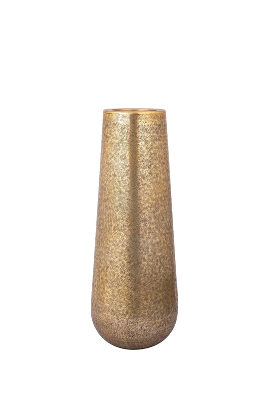 Vayen Gold Aluminum Pot Round Antique Look S