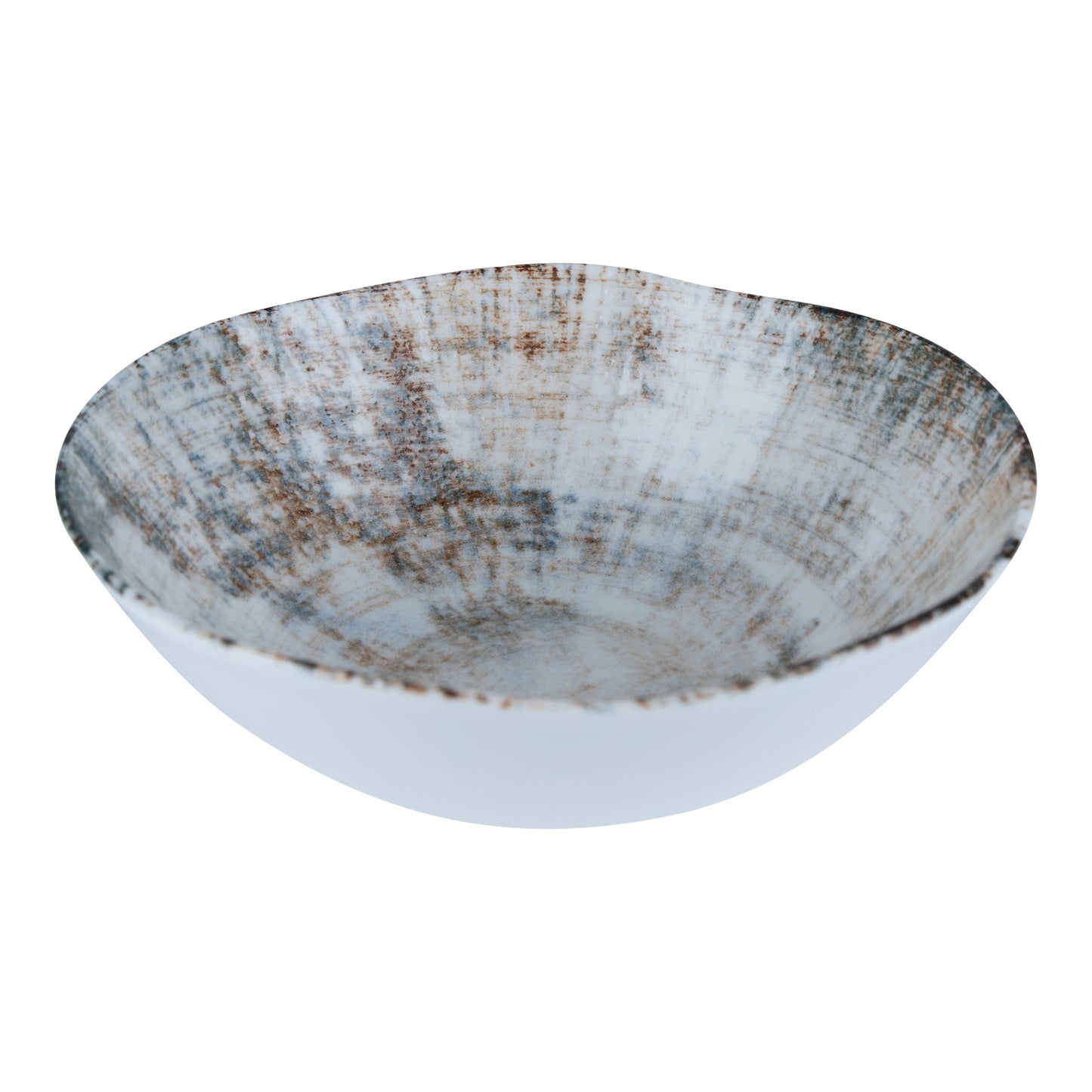 Kaylaa Mix Porselein Schaal Rond Set Van 6 Stuks - 6 Sets 4.5x16x16 cm