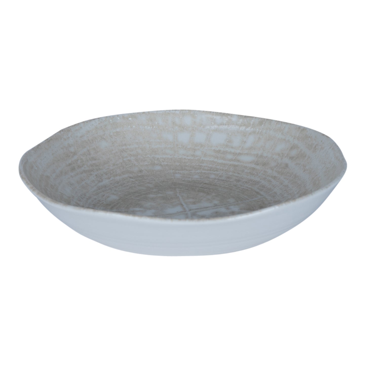 Kaylaa Crèmekleurige Diepbord Rond Set van 6 Stuks - 6 Sets 3x20x20 cm