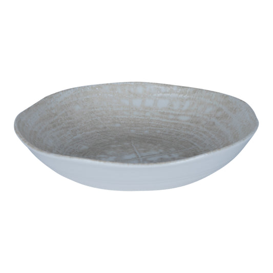 Kaylaa Crèmekleurige Diepbord Rond Set van 6 Stuks - 6 Sets 3x20x20 cm