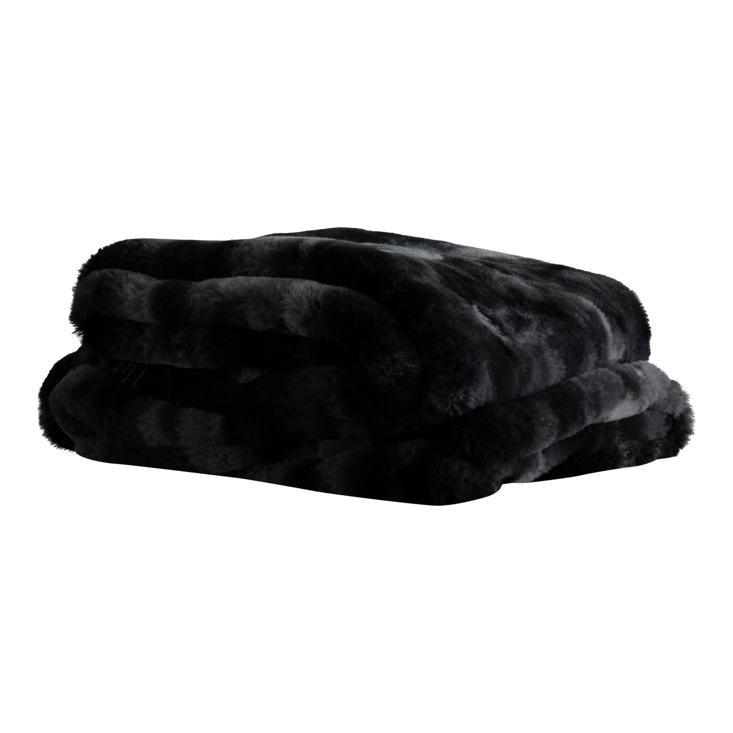 Linde Zwart Nepbont Geruite Plaid in Geschenkdoos 150 x 200 cm 2x150x200 cm