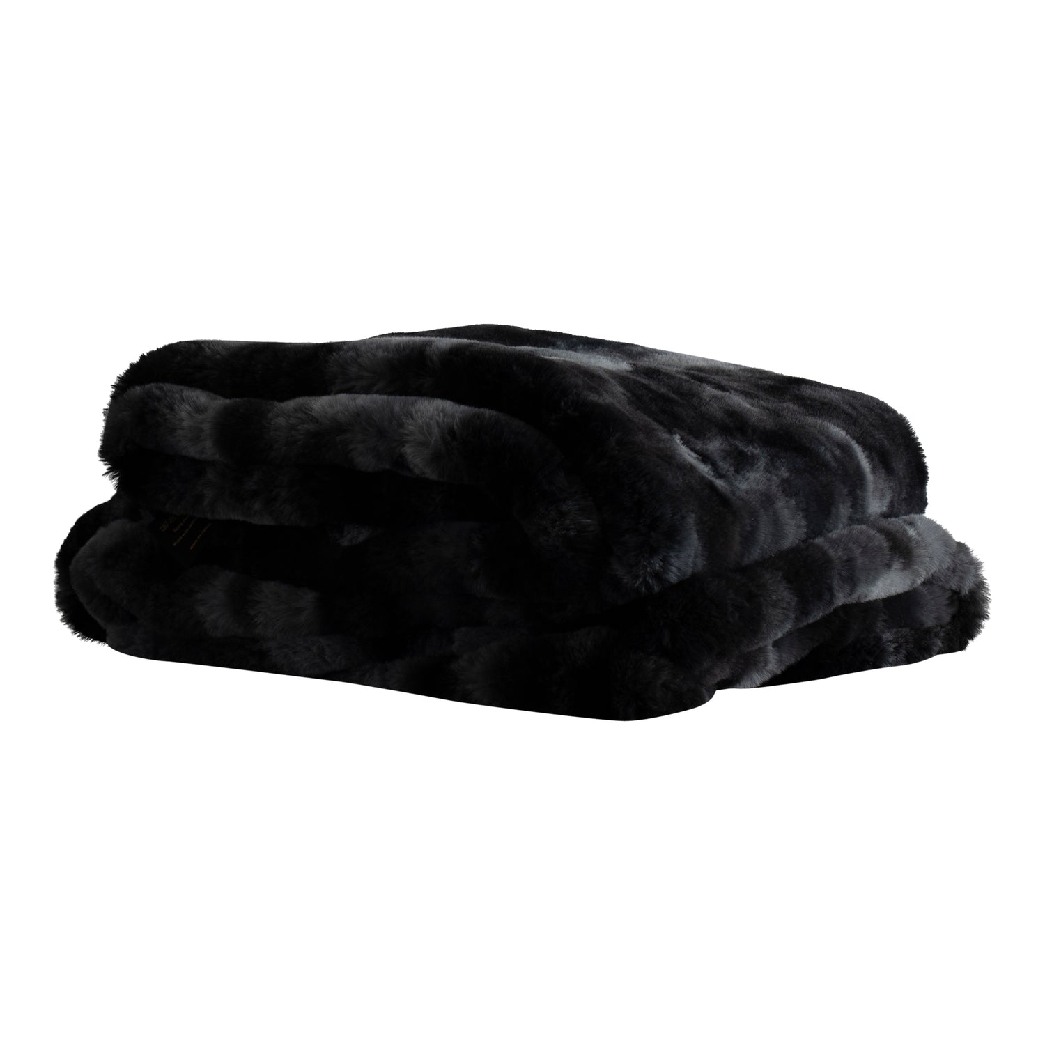 Linde Zwart Nepbont Geruite Plaid in Geschenkdoos 150 x 200 cm 2x150x200 cm