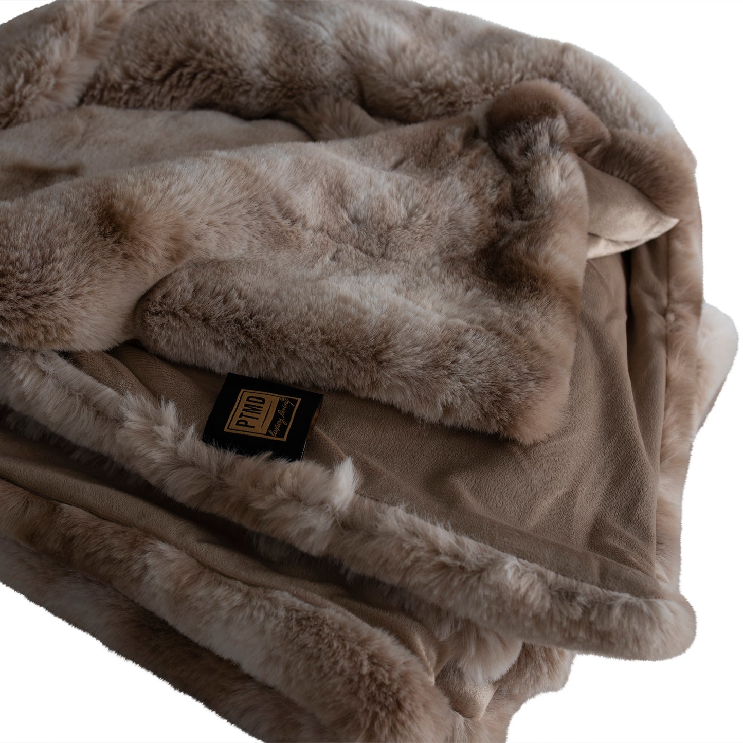 Linde Beige Fleece Plaid in Geschenkdoos 150 x 200 cm 2x150x200 cm