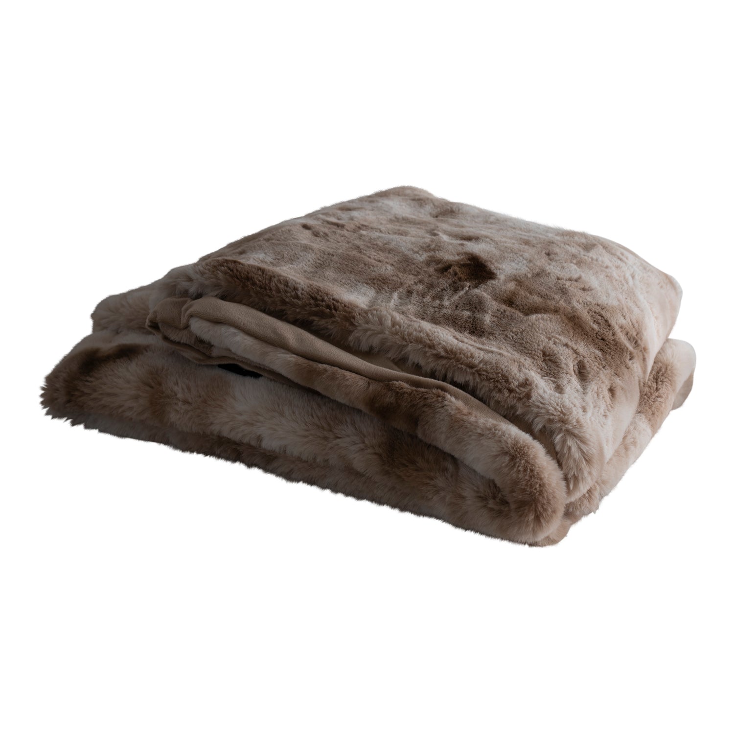 Linde Beige Fleece Plaid in Geschenkdoos 150 x 200 cm 2x150x200 cm