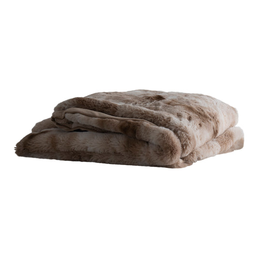 Linde Beige Fleece Plaid in Geschenkdoos 150 x 200 cm 2x150x200 cm