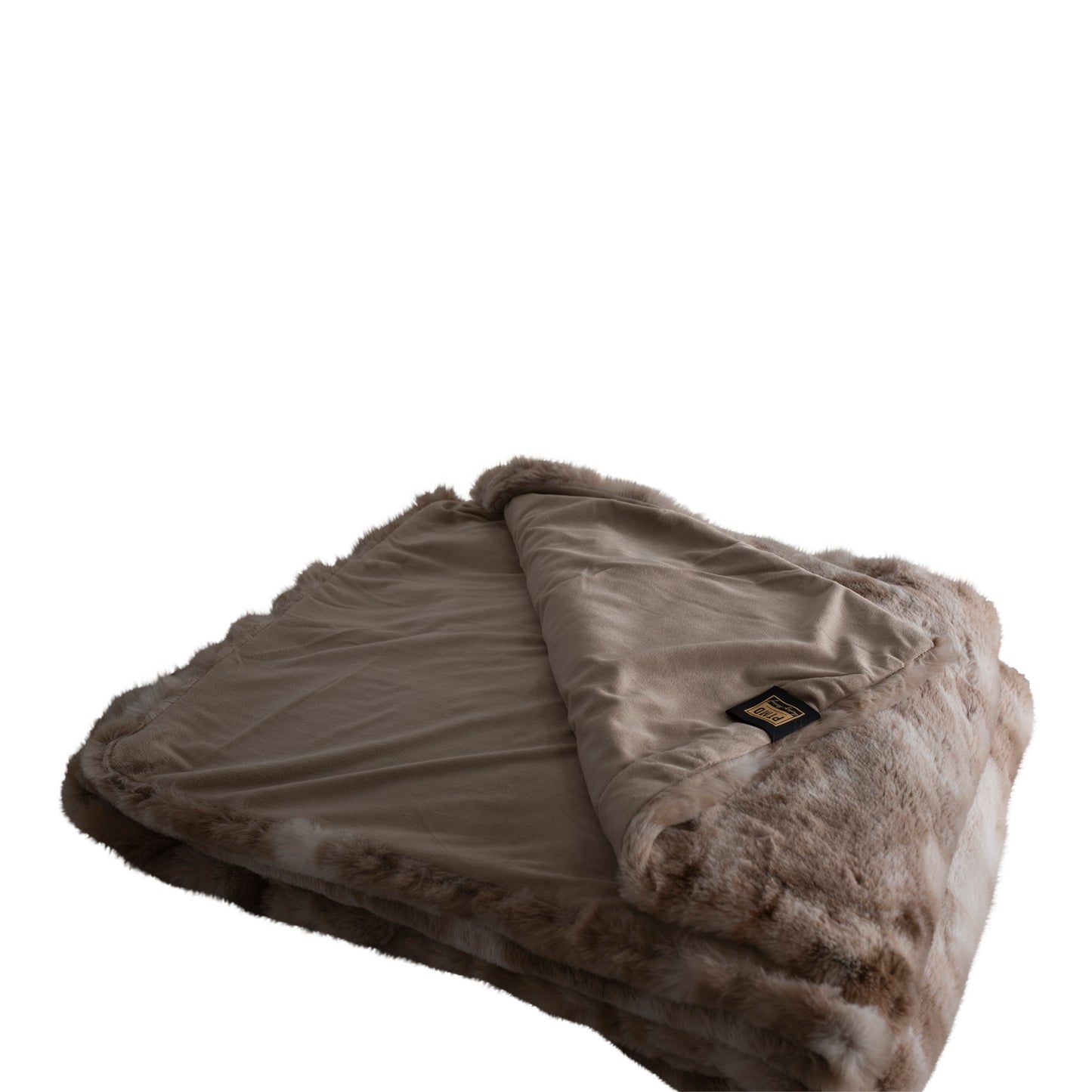 Linde Beige Nepbont Bedsprei In Geschenkdoos 220x240 2x220x240 cm