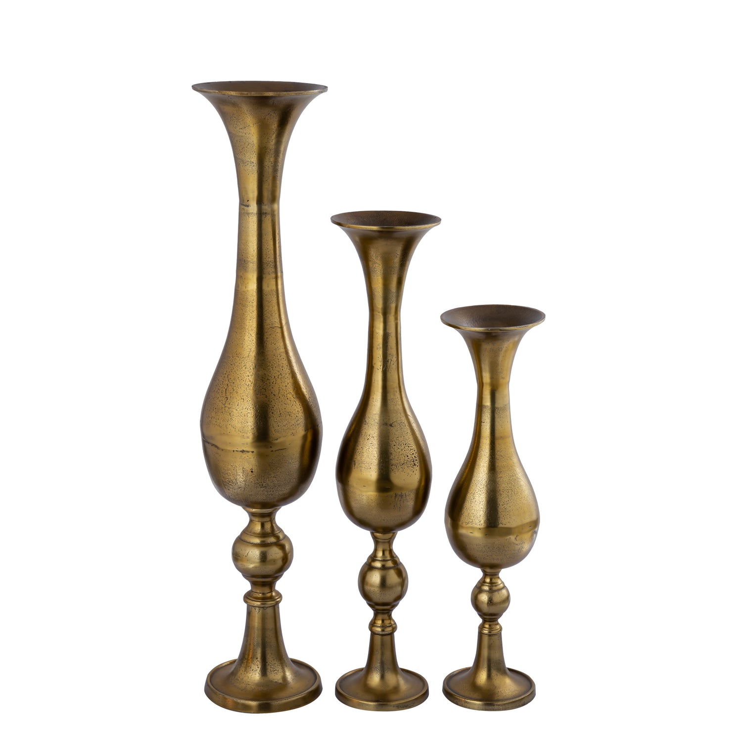 Orish Brass Gegoten Aluminium Pot Antiek S 64x16.5x16.5 cm