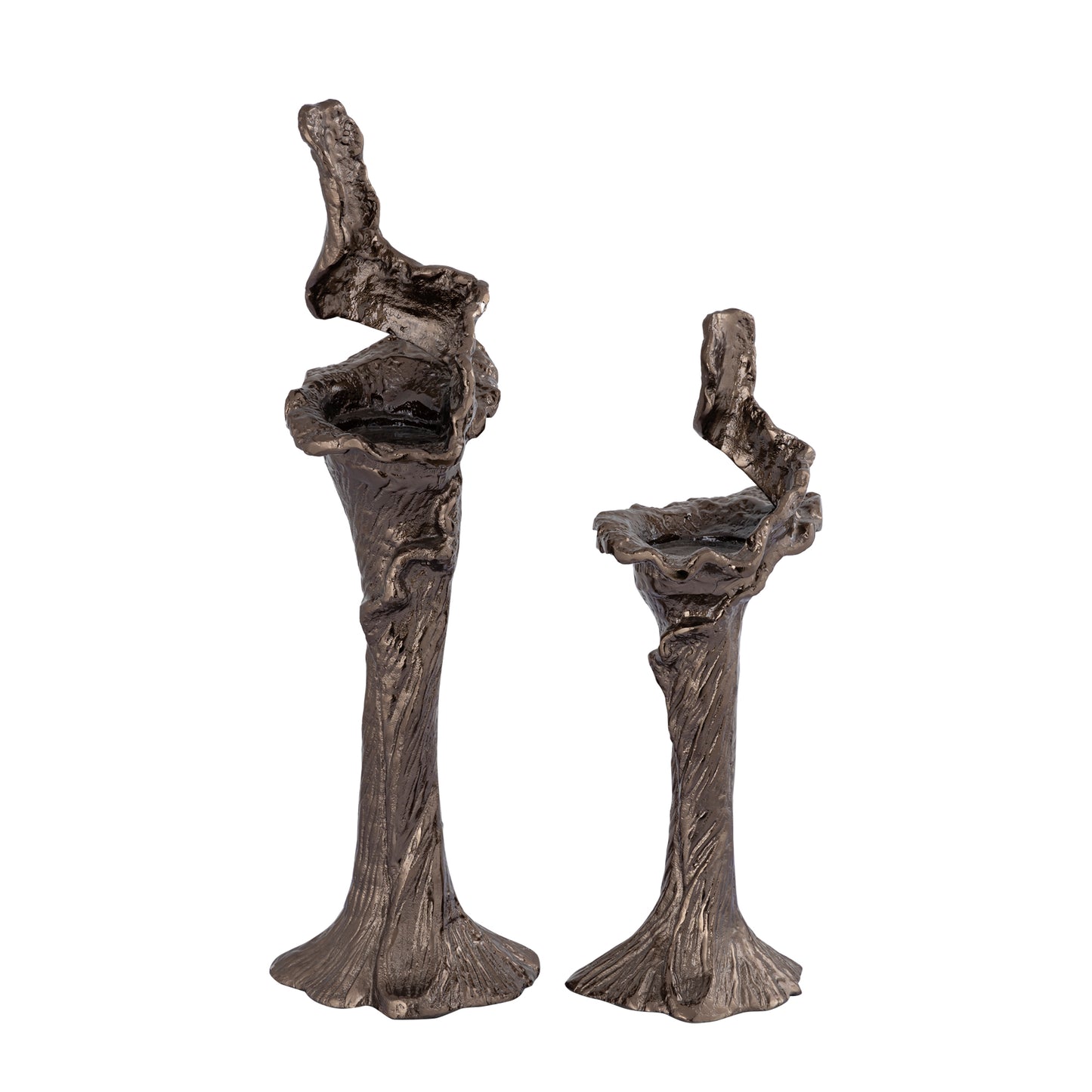 Mataly Brass Casted Alu Candle Holder S