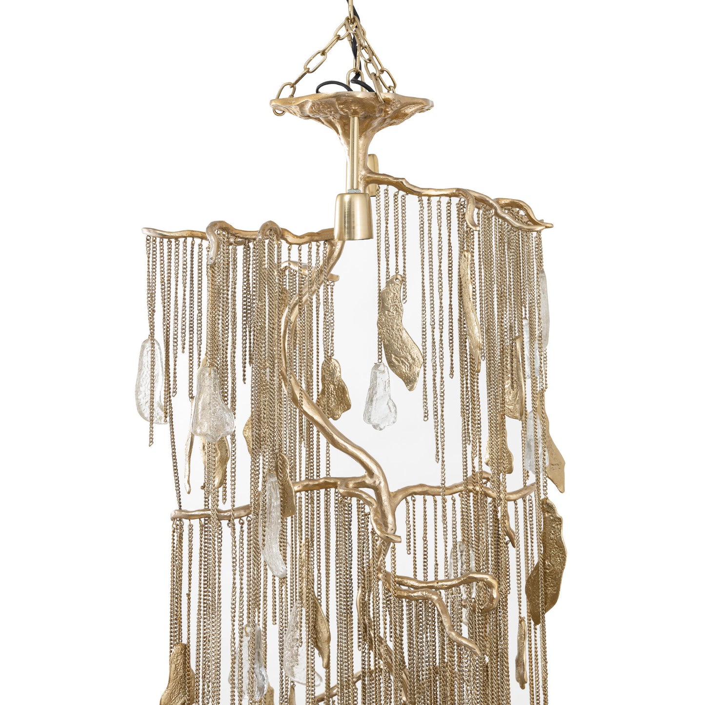 Wilco Brass Gietaluminium Hanglampketting Klein 198x48x41 cm
