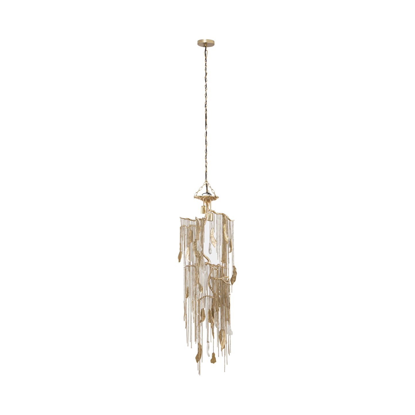 Wilco Brass Gietaluminium Hanglampketting Klein 198x48x41 cm