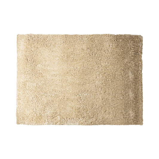 Jups Beige Fabric Handwoven Carpet L
