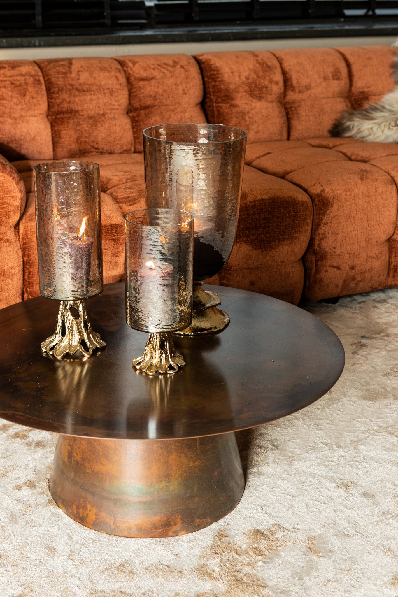 Cevar Champagne Luster Glass Stormlight L