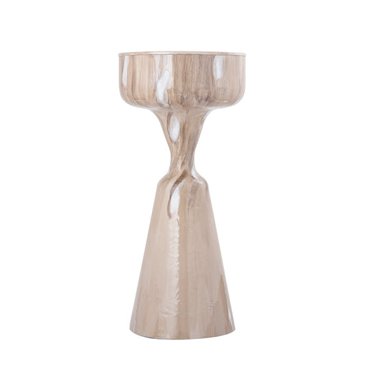 Maran Cream Shiny Ironsidetable Round L