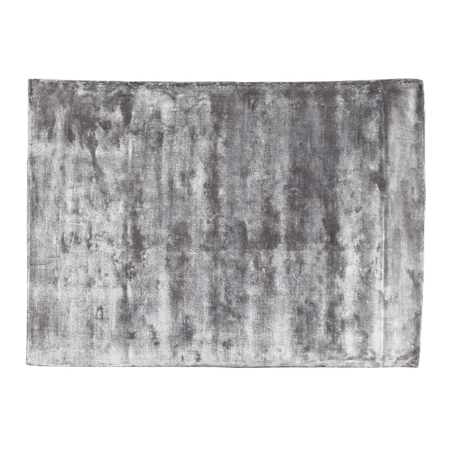 Flavia Grey Viscose Handwoven Carpet XL