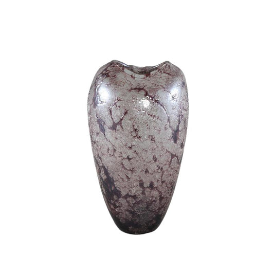 Michellee Purple Glazen Vaas Rond Smoke S 30x16x16 cm
