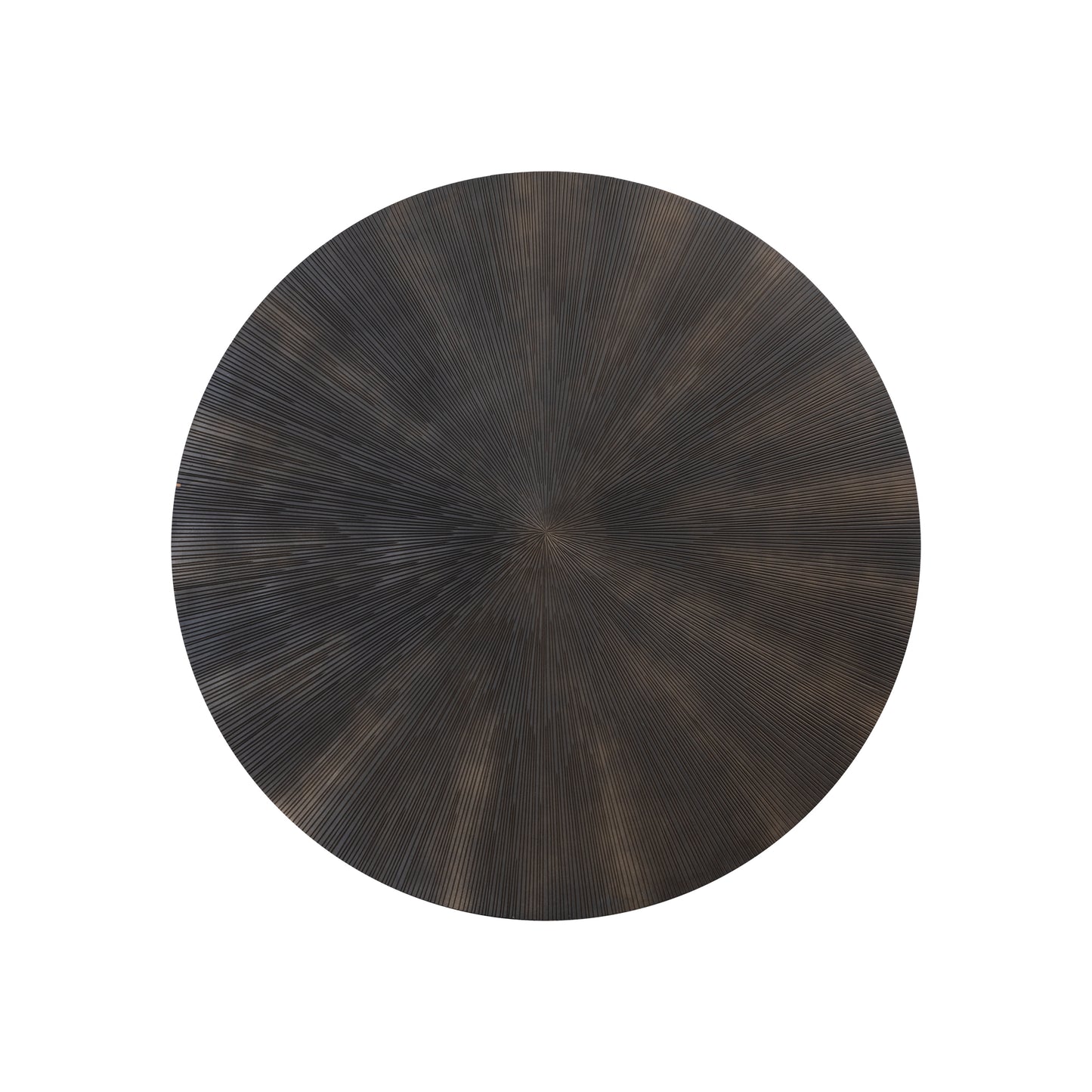 Zapp Zwart MDF Wandpaneel Gesneden Goud Rond 180x180x3 cm