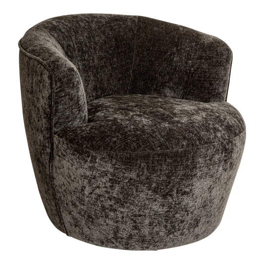 Grasa Anthracite Fiore Fabric Fauteuil