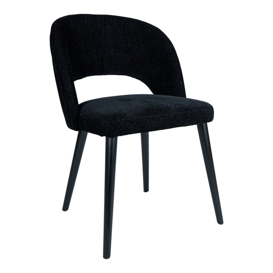Abierto Black Nanci Fabric Dining Chair