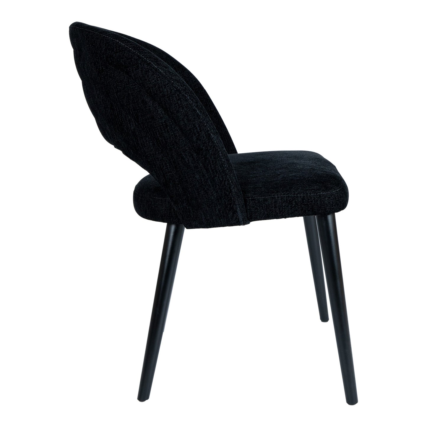 Abierto Black Nanci Fabric Dining Chair