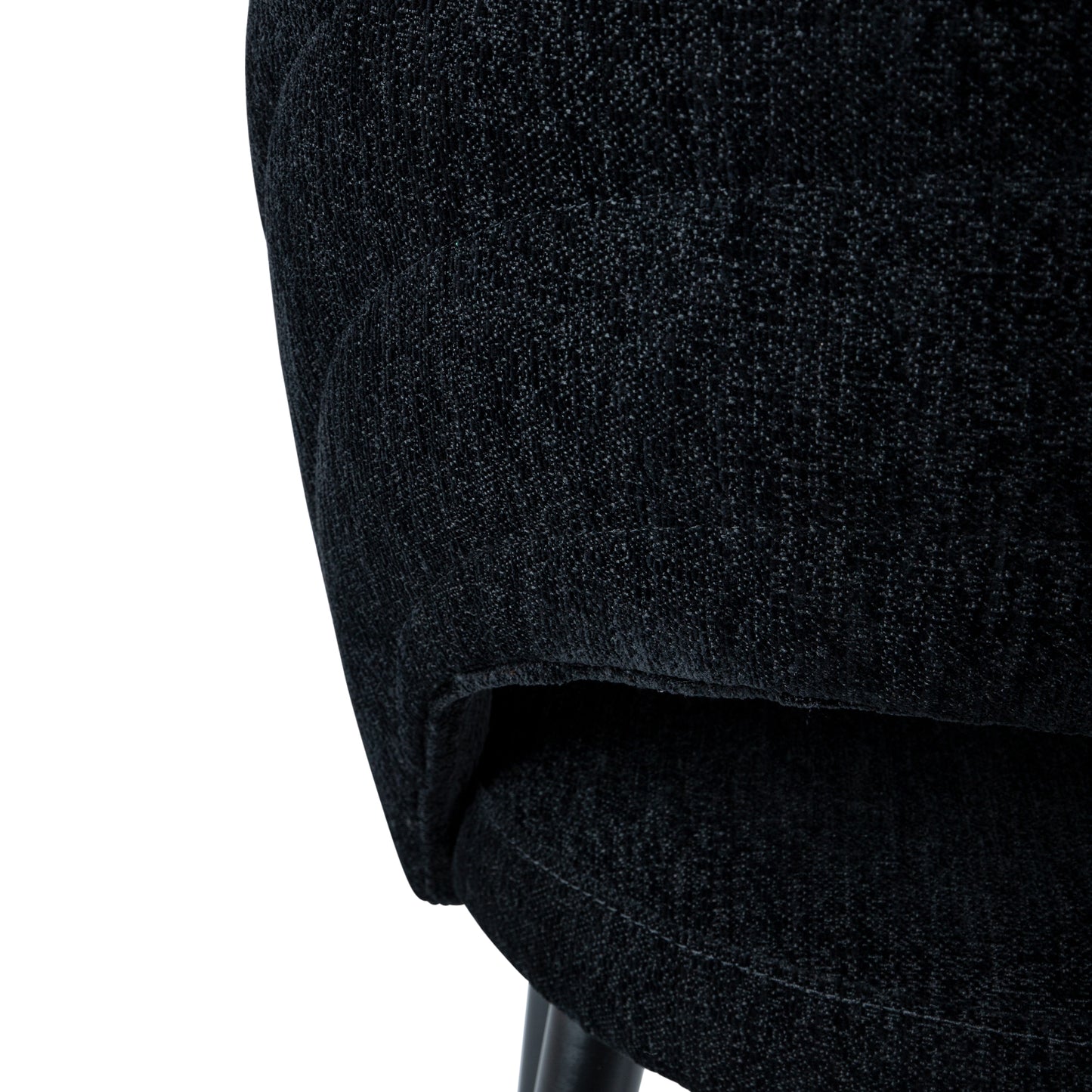 Abierto Black Nanci Fabric Dining Chair