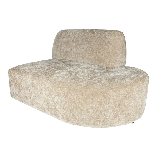 Lujo Sofa Cream Fiore Stof Rechts Hoekelement 71x141x100 cm