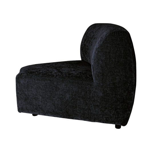 Lujo Sofa Anthracite Fiore Fabric Corner Piece