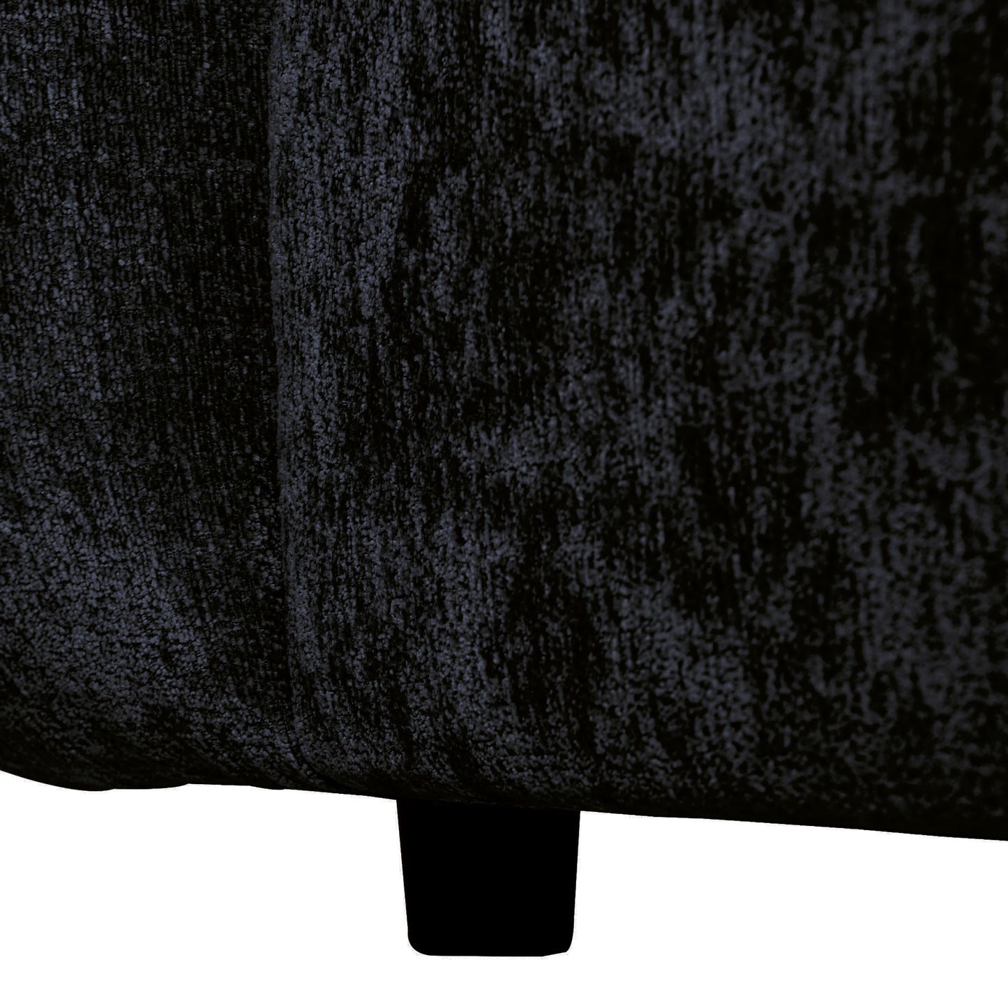 Lujo Sofa Anthracite Fiore Fabric Corner Piece