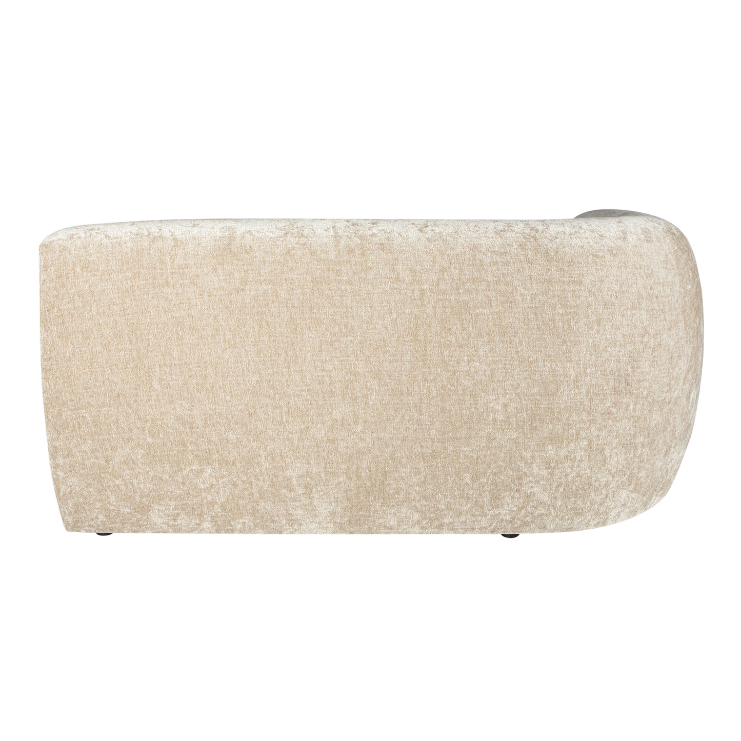 Lujo Sofa Cream Fiore Fabric 2 Seater Arm Left