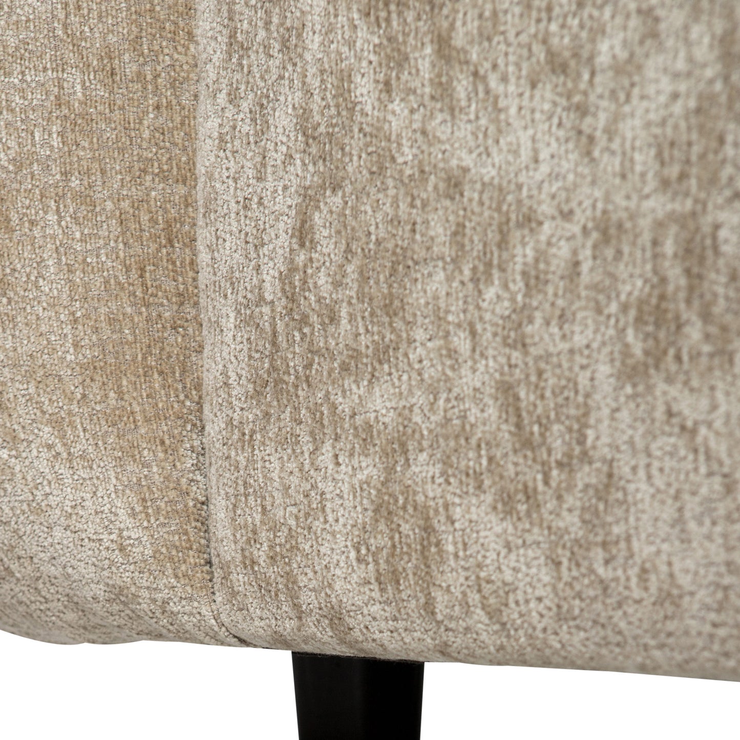 Lujo Sofa Cream Fiore Fabric 2 Seater Arm Left