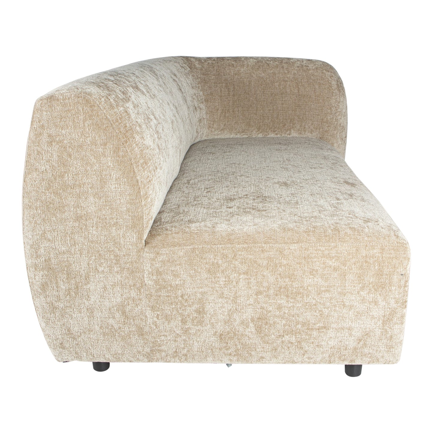 Lujo Sofa Cream Fiore Fabric 2 Seater Arm Right