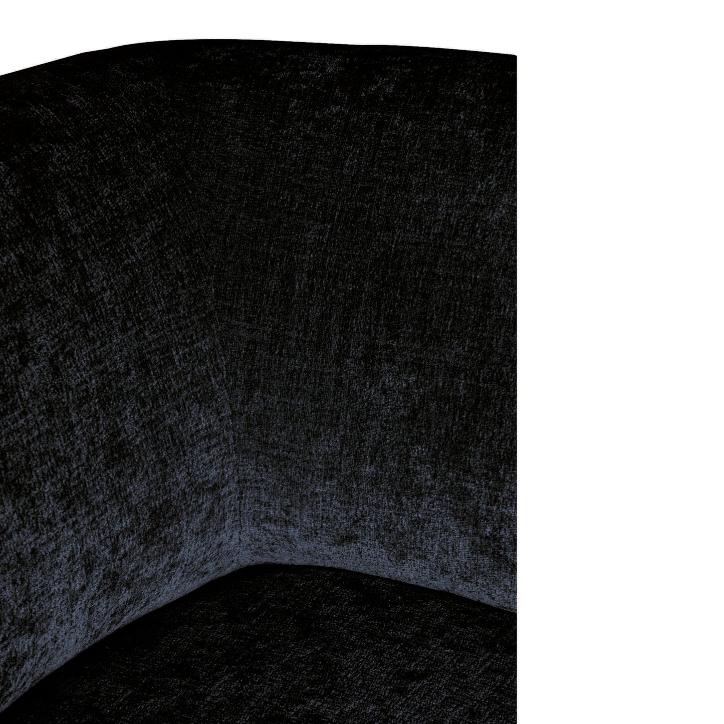 Lujo Sofa Anthracite Fiore Fabric 2 Seater Arm R