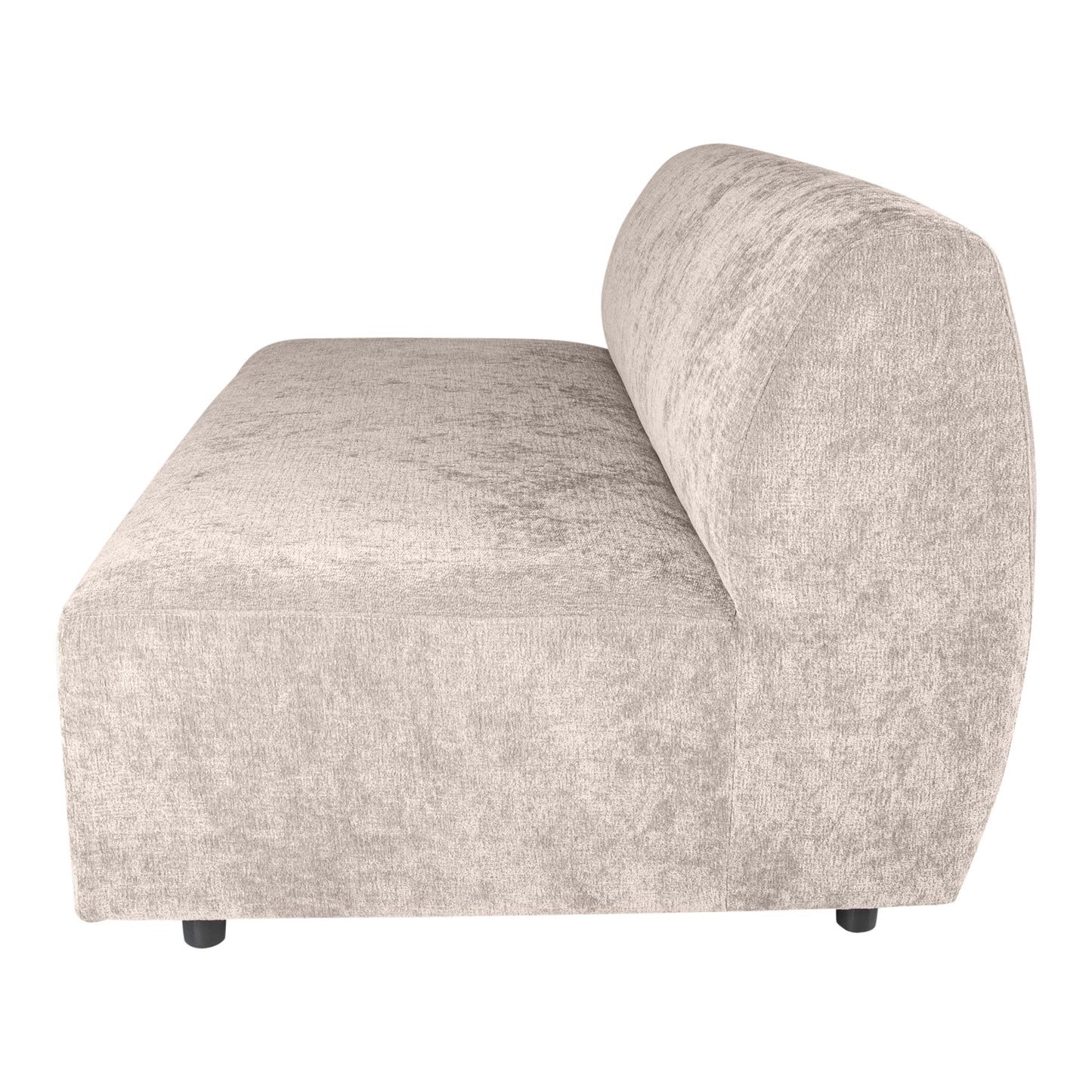 Lujo Sofa White Fiore Fabric 2 Seater Element