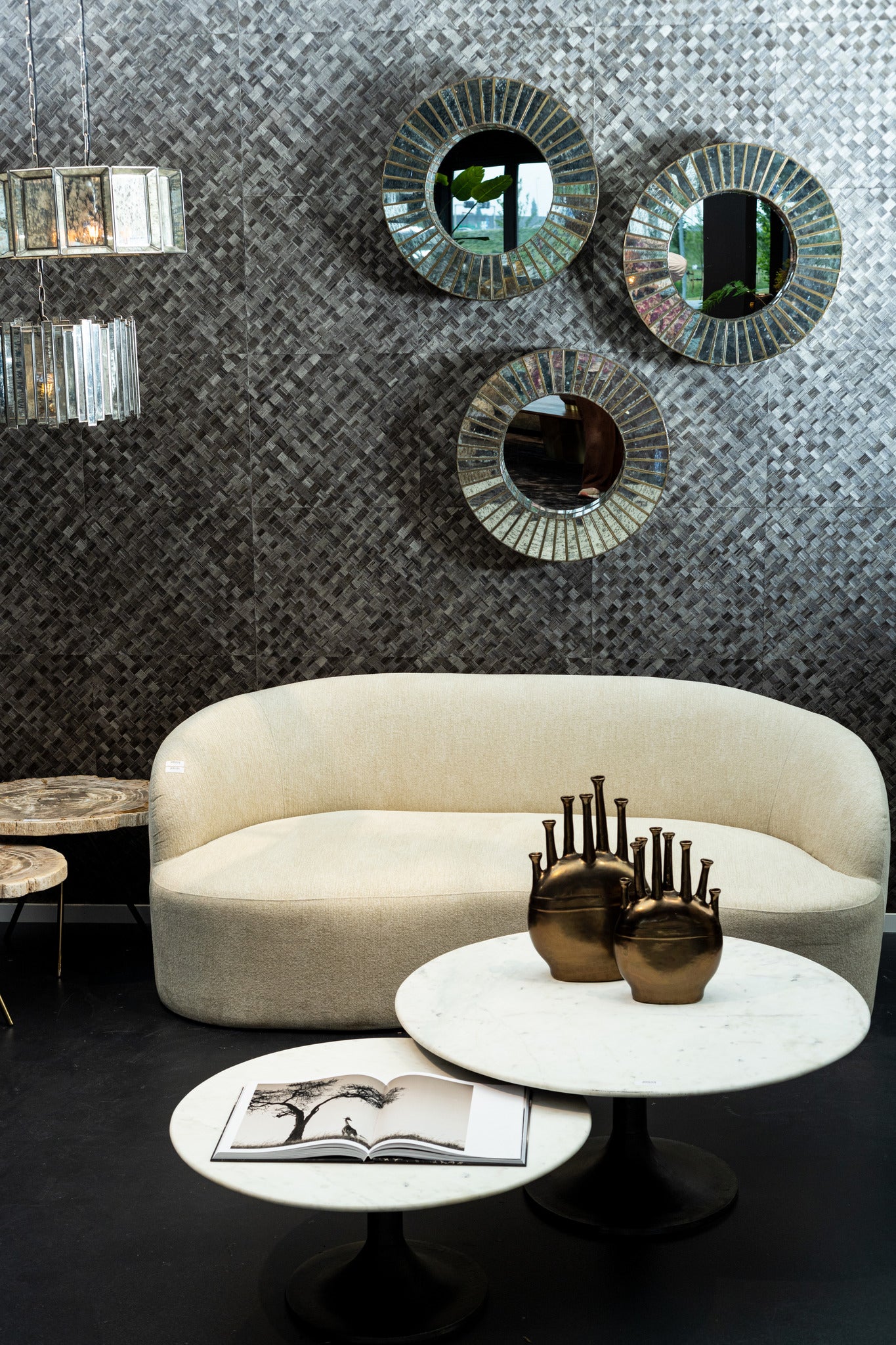 Bohne Cream Nanci Fabric 2 Seater Sofa