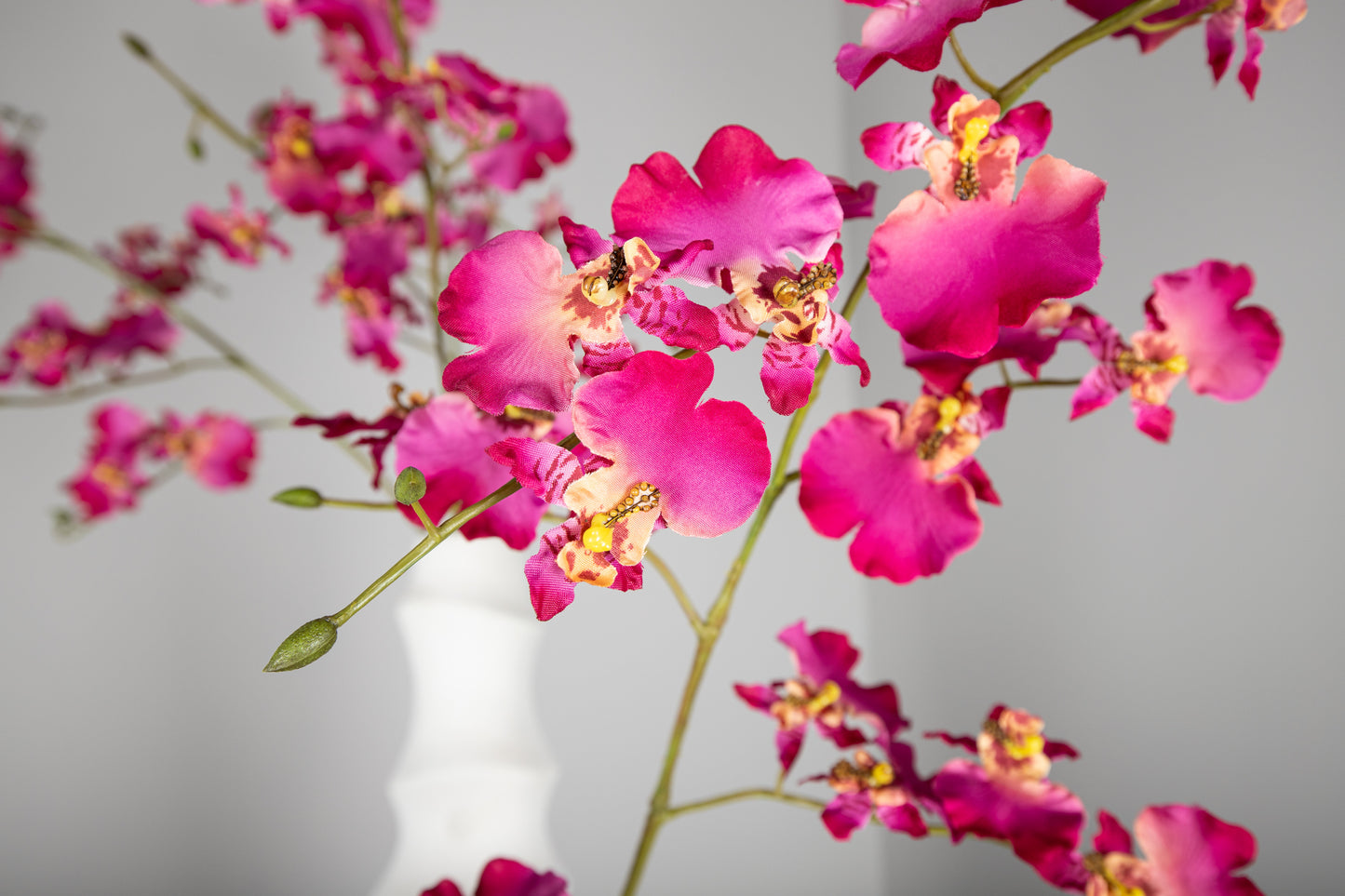 Orchid Flower Roze Dansende Orchidee Spray - Set van 12 93x45x20 cm