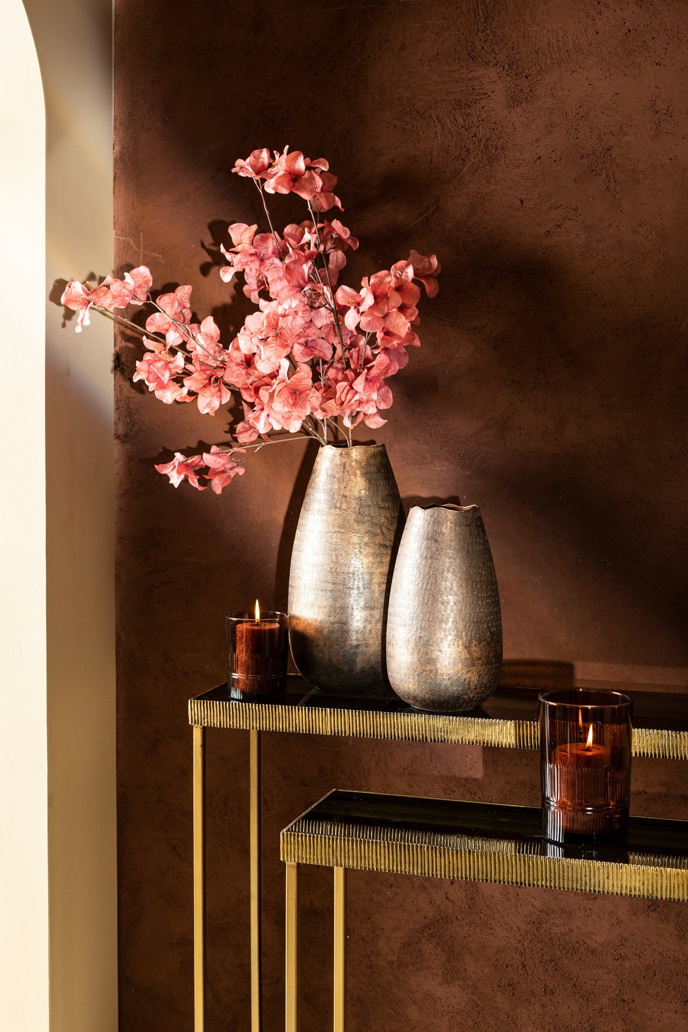 Semin Copper Alu Round Rustic Pot Wavy Edge S