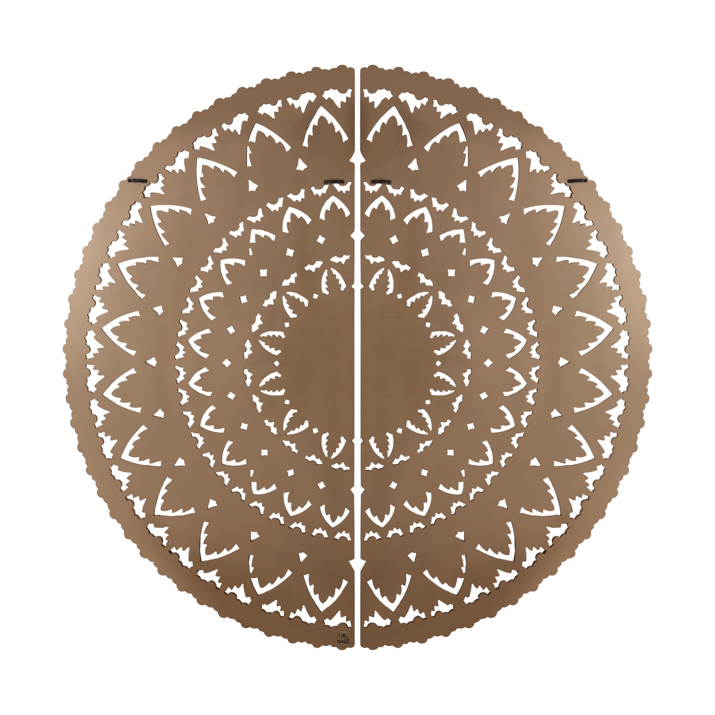 Willian Bruin MDF Rond Wandpaneel Set van 2 180x180x1.5 cm