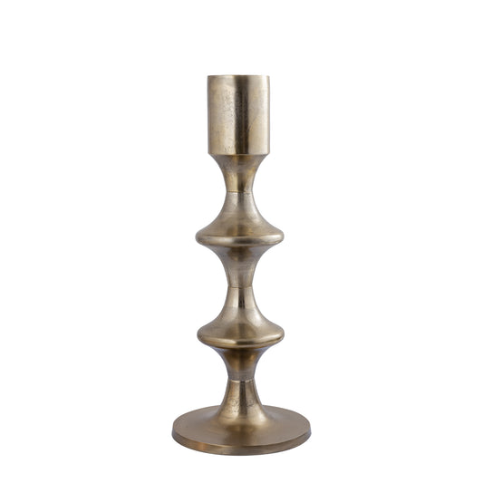 Taika Gouden Aluminium Ronde Kandelaar Laag 73x31x31 cm