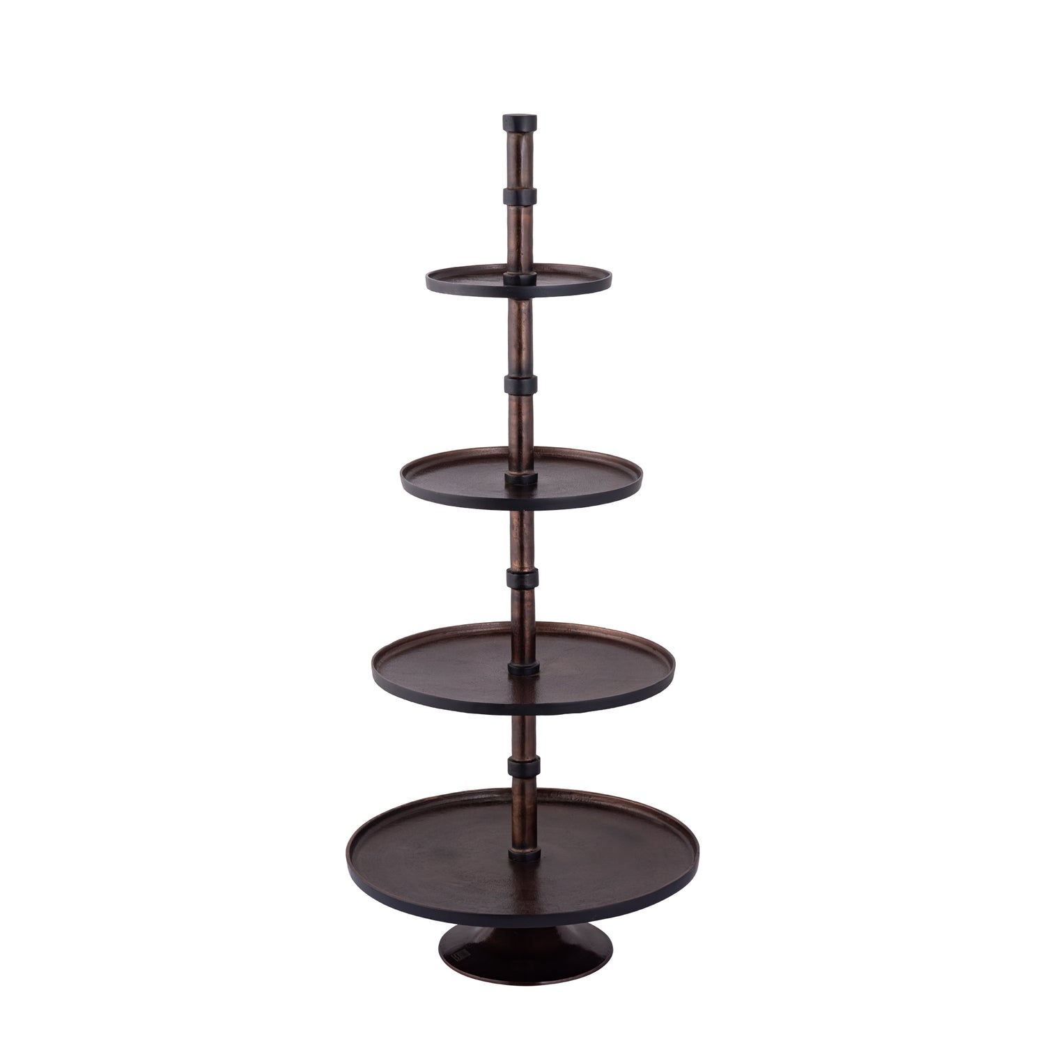 Glinda Koper Aluminium Etagere Rond L 135x57x57 cm