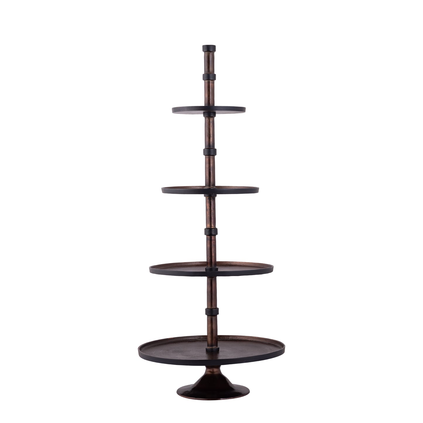 Glinda Koper Aluminium Etagere Rond L 135x57x57 cm